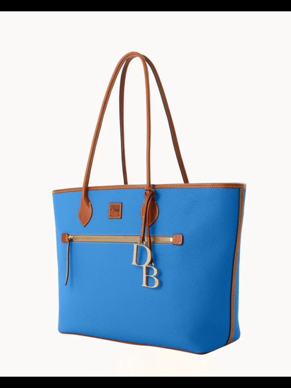 NWT! Dooney & Bourke Pebble Grain Large Tote in AZURE (Blue)